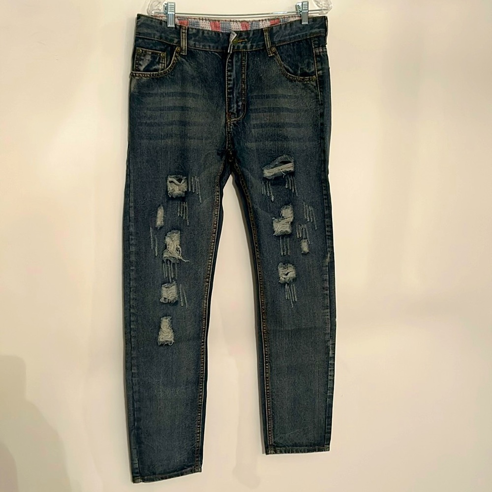 🎈3/$25🎈NWT Men’s Destructed Skinny Jeans 34x30
